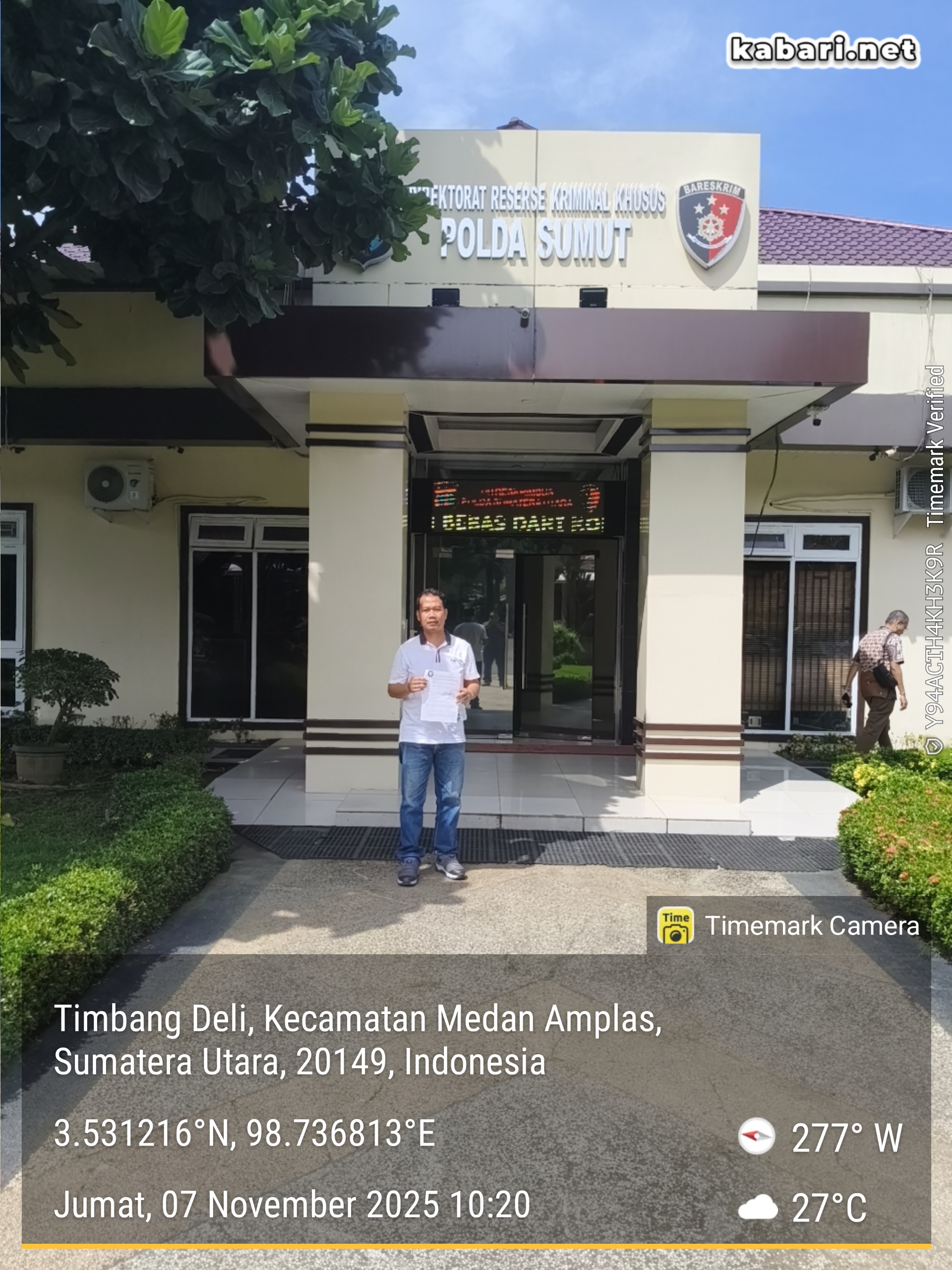 DPP PENJARA Laporkan Dugaan Korupsi Di 44 Desa SeKecamatan Dolok Sigompulon ke Poldasu